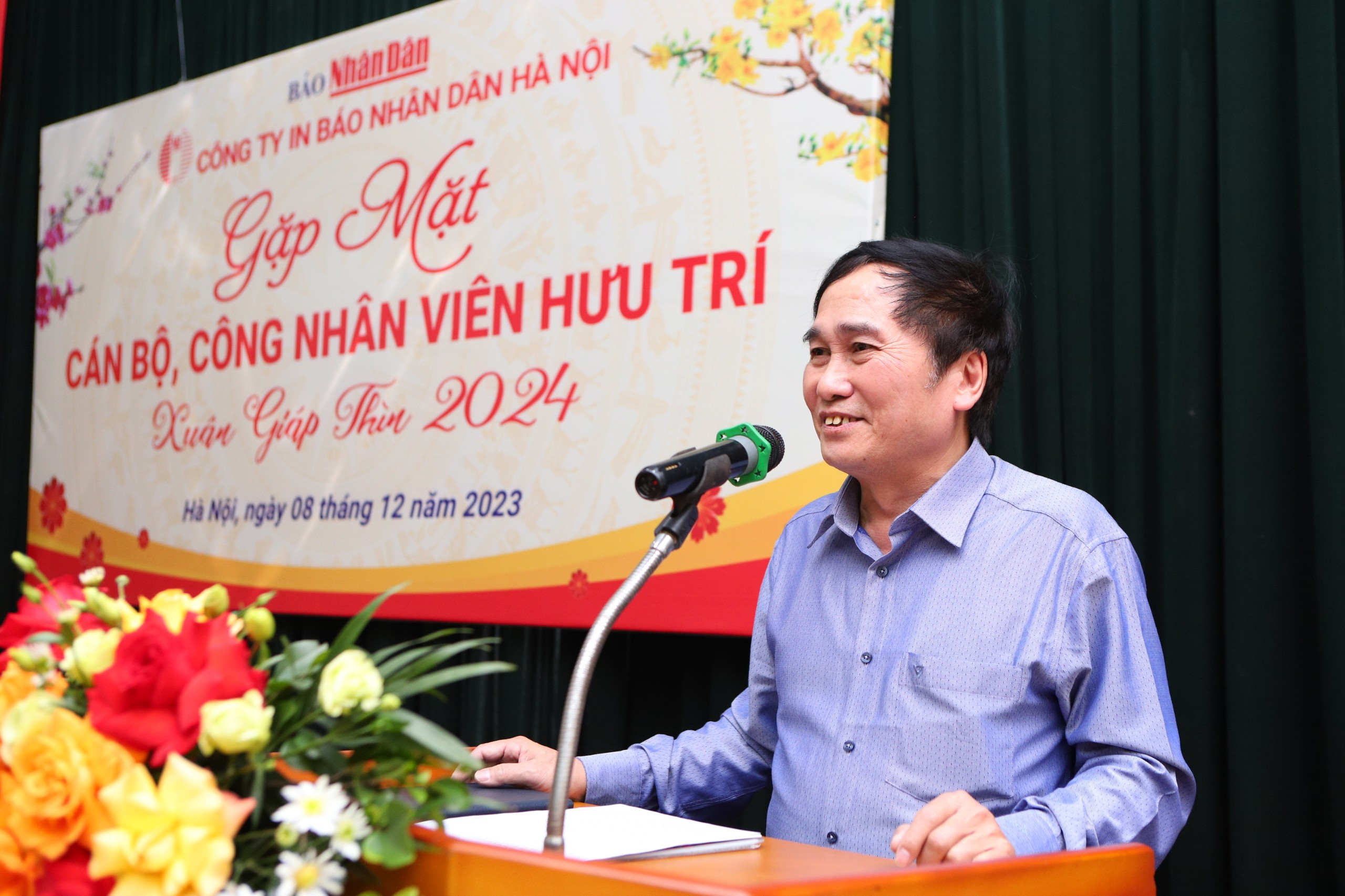 Tổ chức gặp mặt cán bộ công nhân viên hưu trí  Công ty In Báo Nhân Dân Hà Nội năm 2023