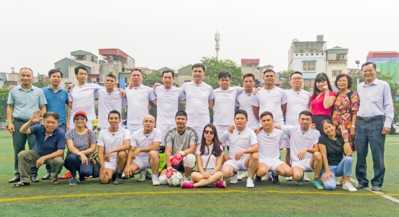 Trận thi đấu đầu tiên tại giải Hội khỏe CNVCLD-LLVT-Phường do Liên đoàn LD Quận Hoàn Kiếm Tổ chức